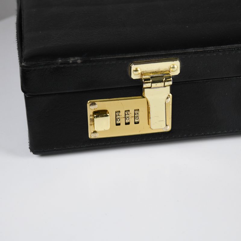 Vintage Large Combination Lock Slimline Briefcase