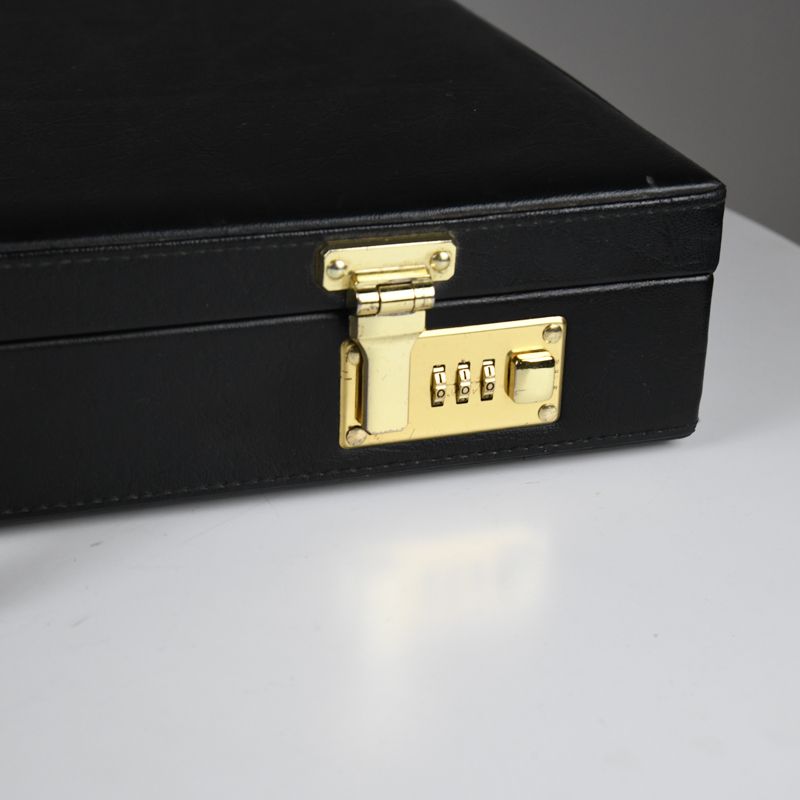 Vintage Large Combination Lock Slimline Briefcase