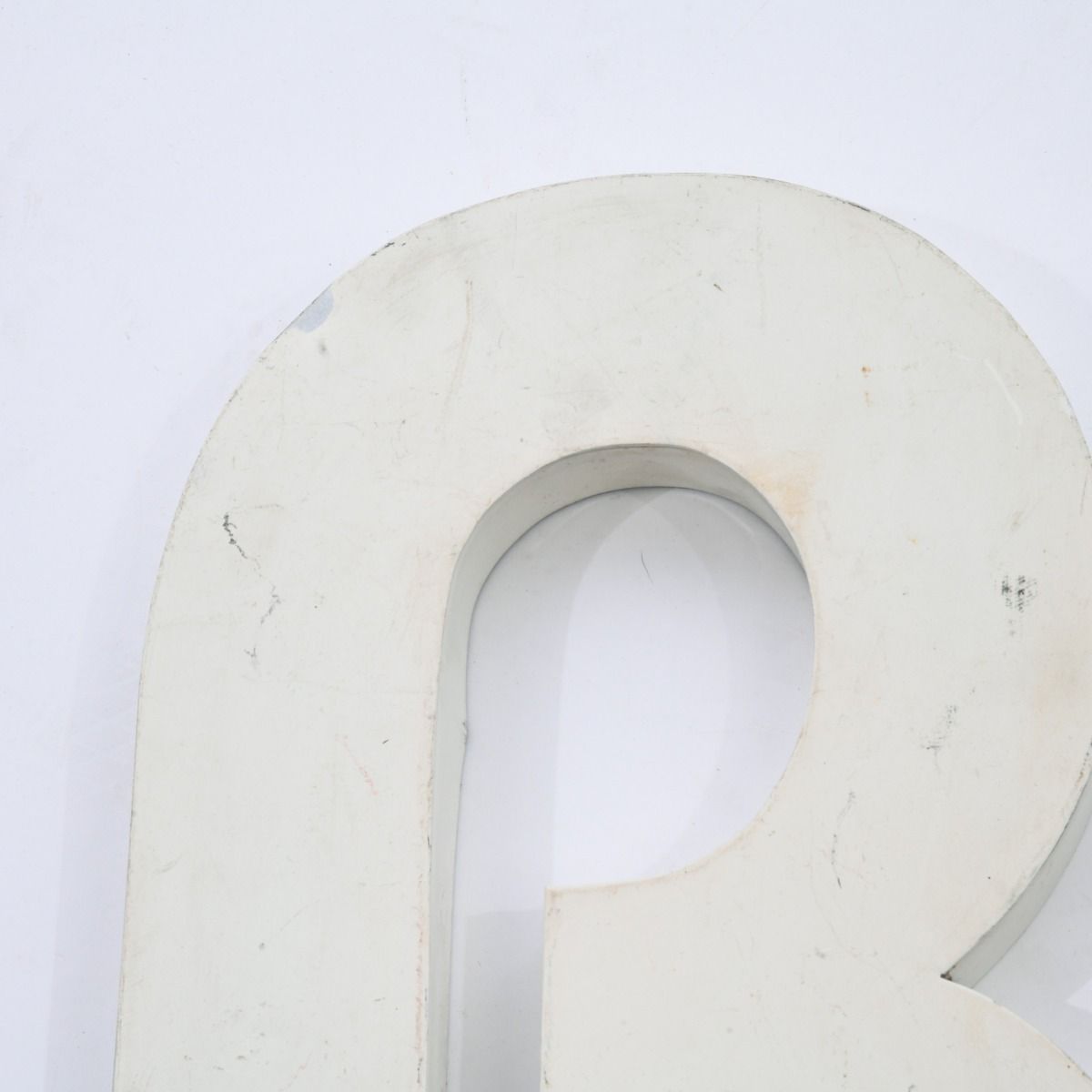 Vintage 3D Letter 'B' Sign