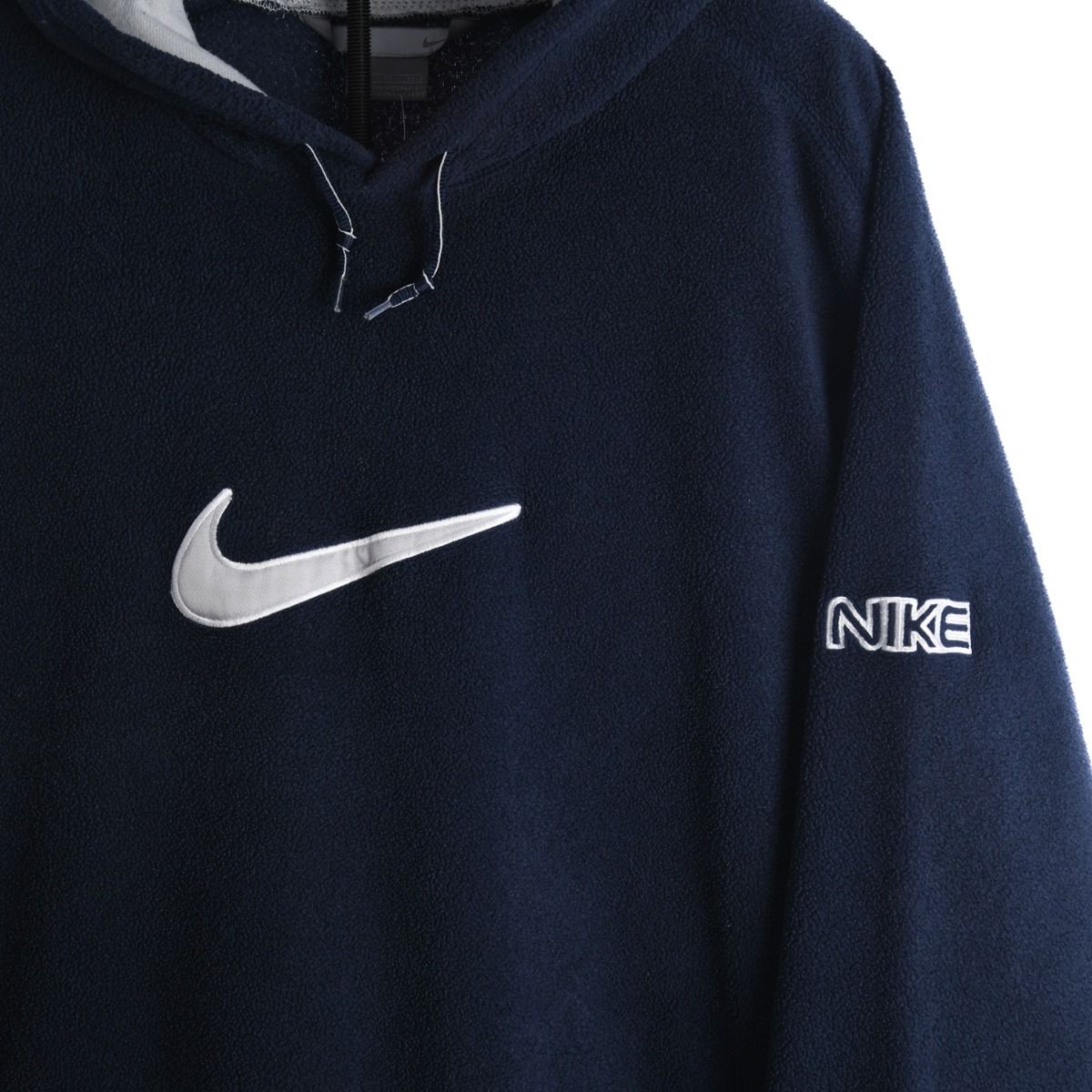 Nike Early 2000s Fleece Navy Hoodie