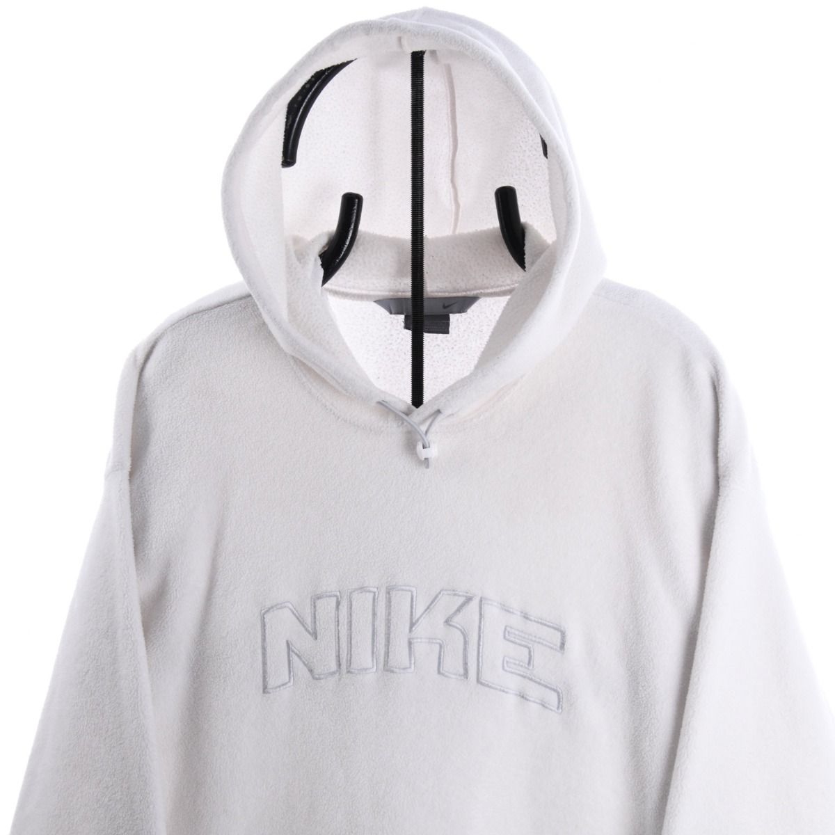 Nike Early 2000s Fleece White Hoodie