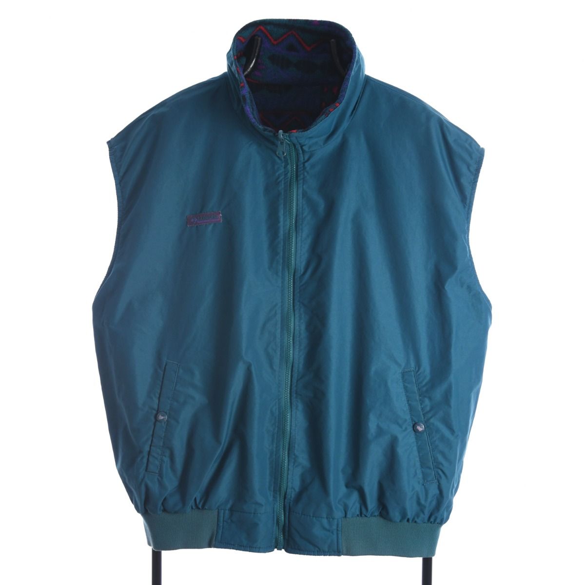 Columbia 1990s Reversible Fleece Vest
