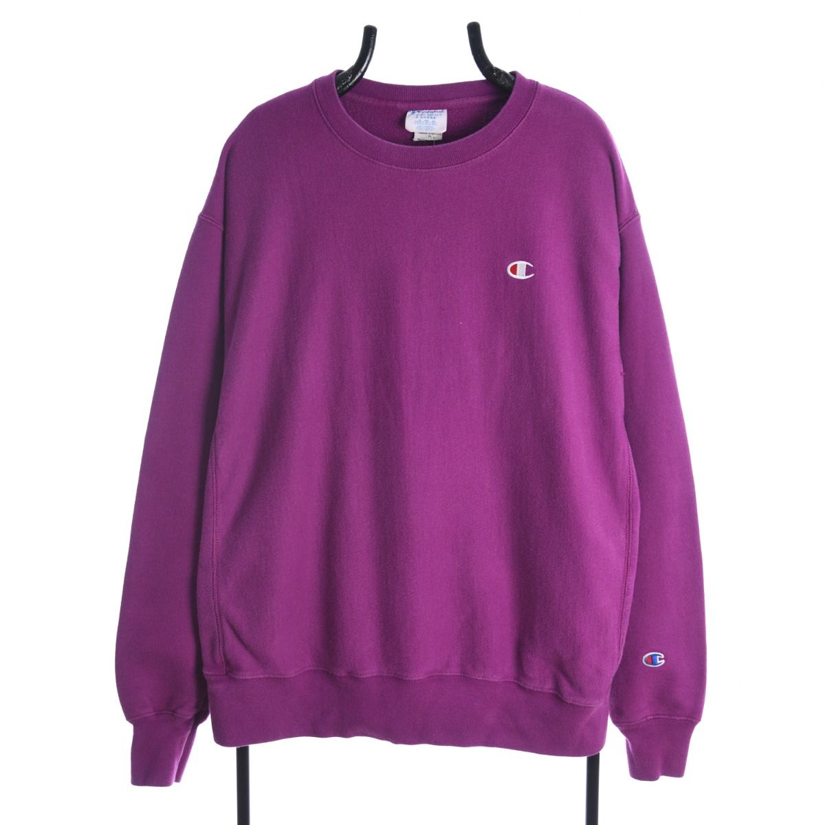 Champion Reverse Weave Purple Sweatshirt
