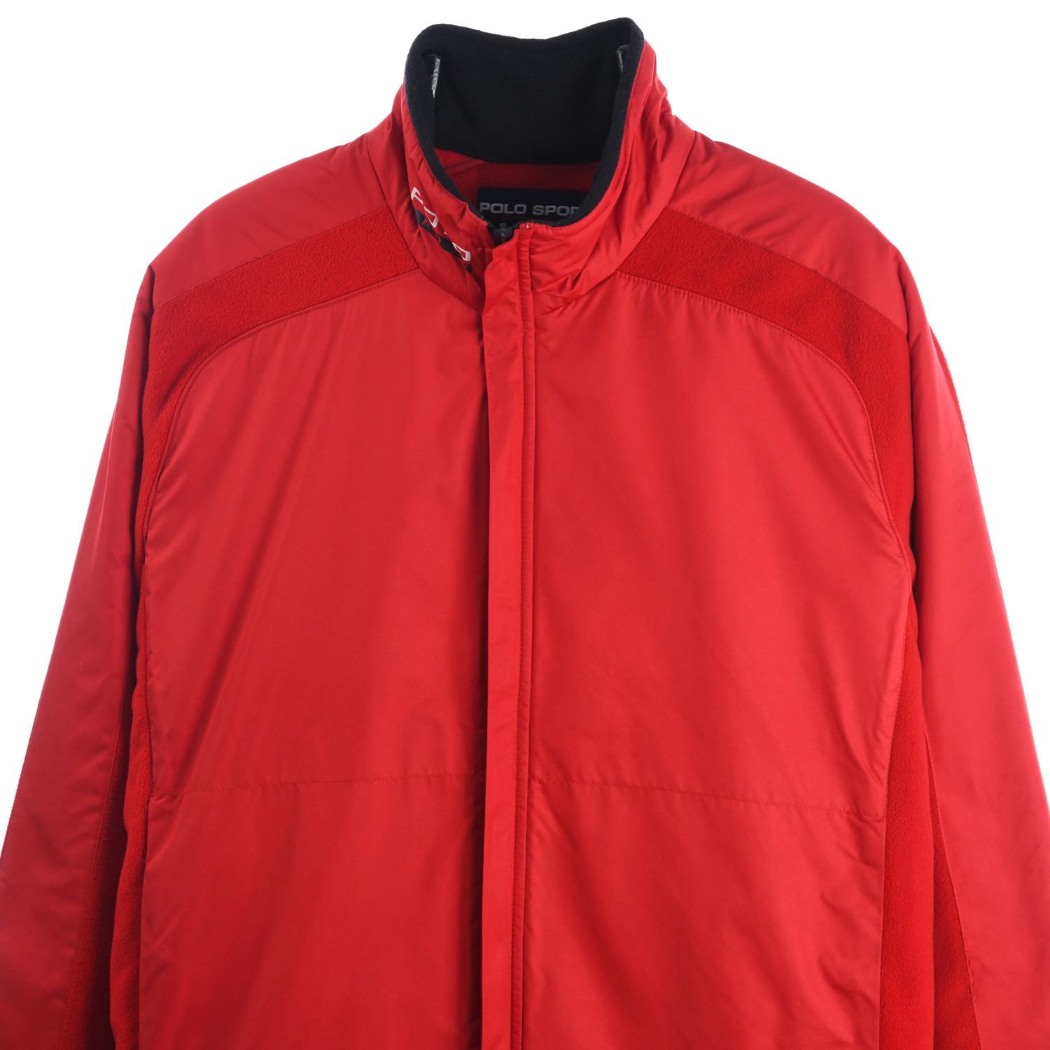 Ralph Lauren Polo Sport Red Fleece With  Light Shell Panelling