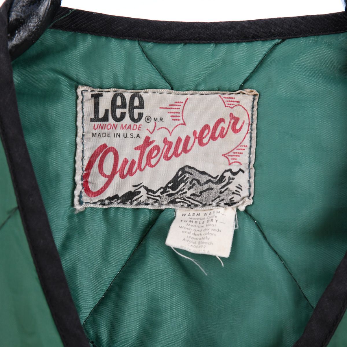 Lee Outerwear 1970s Diamond Western Quilted Vest