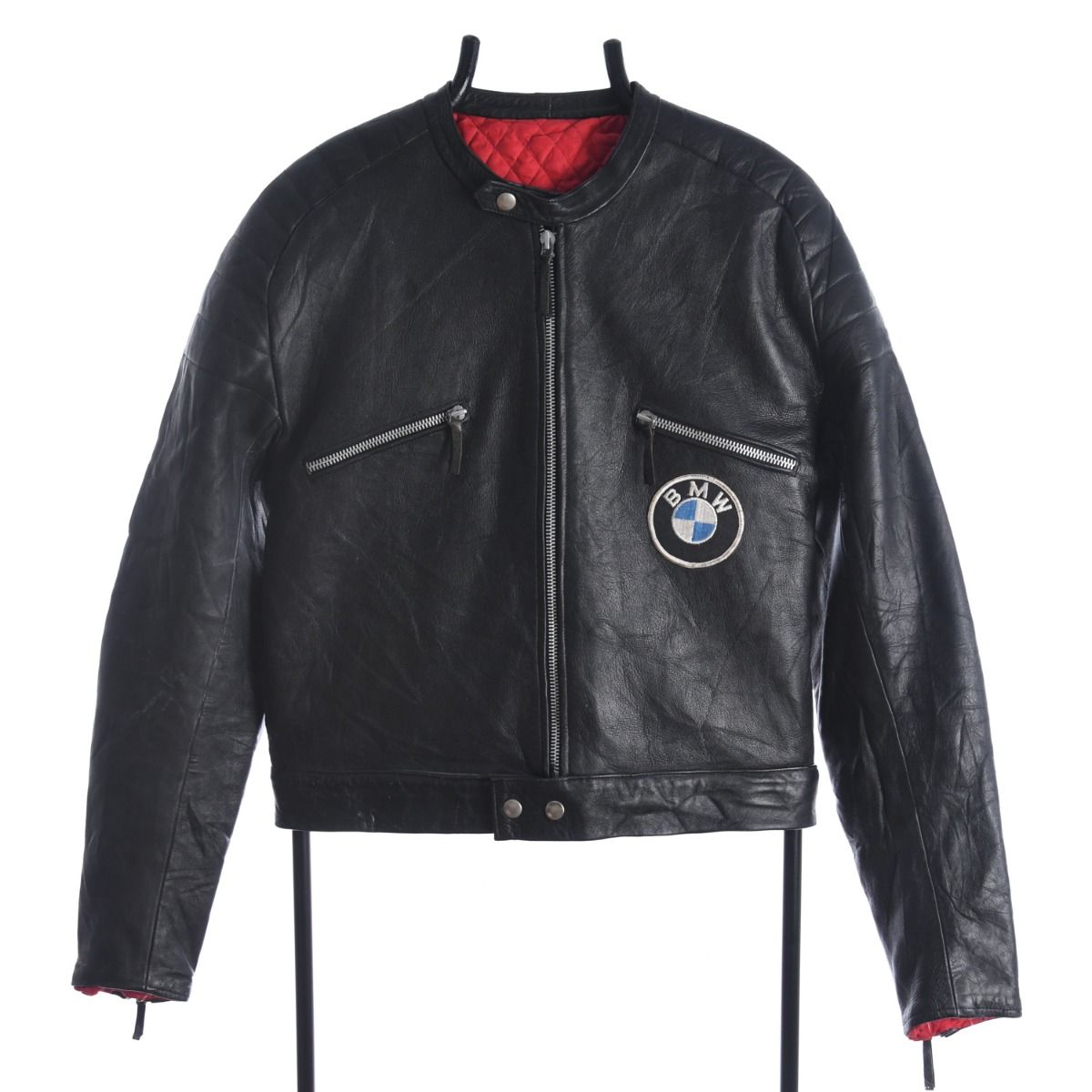 BMW 1970s 2 Piece Leather Motorcycle Suit