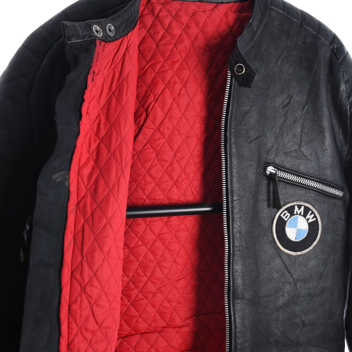 BMW 1970s 2 Piece Leather Motorcycle Suit