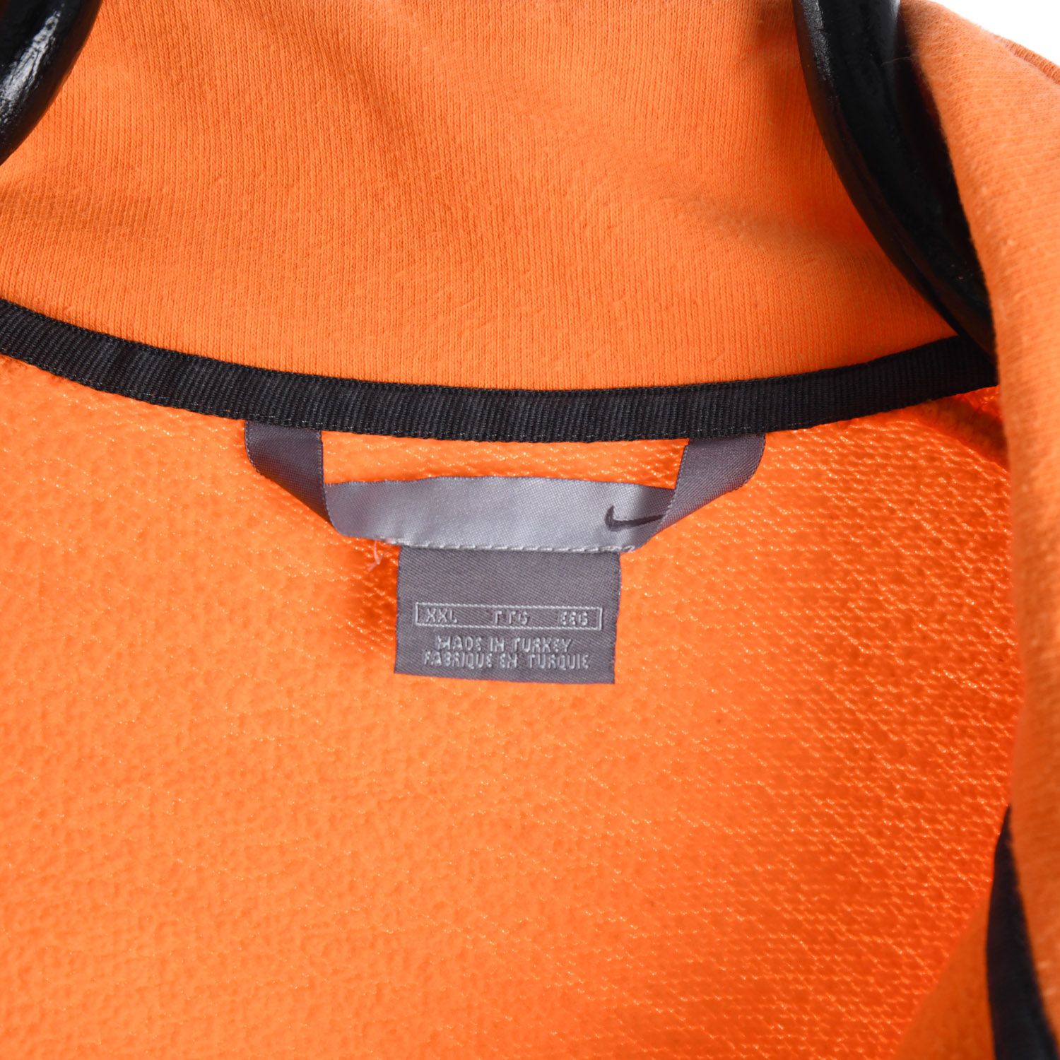 Nike Early 2000s Quarter-Zip Orange Sweatshirt