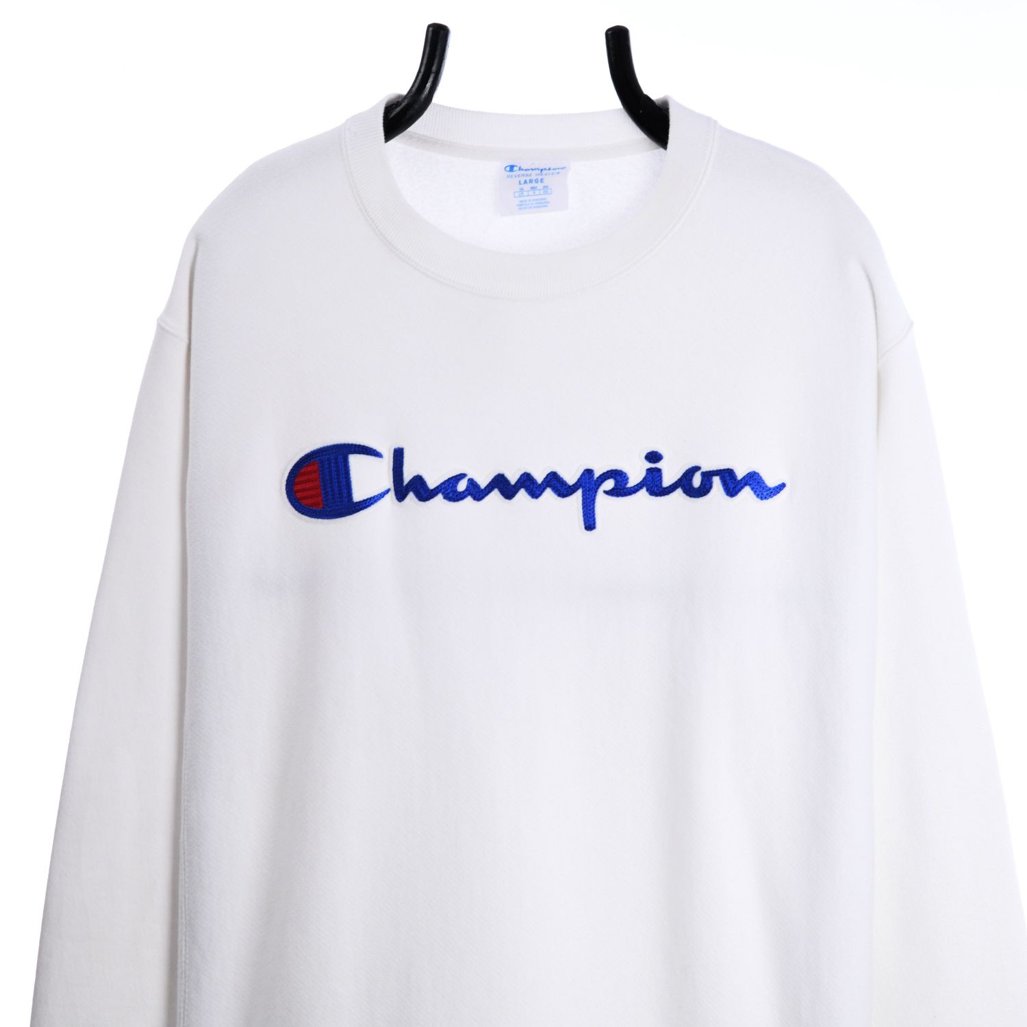 Champion Reverse Weave White Sweatshirt