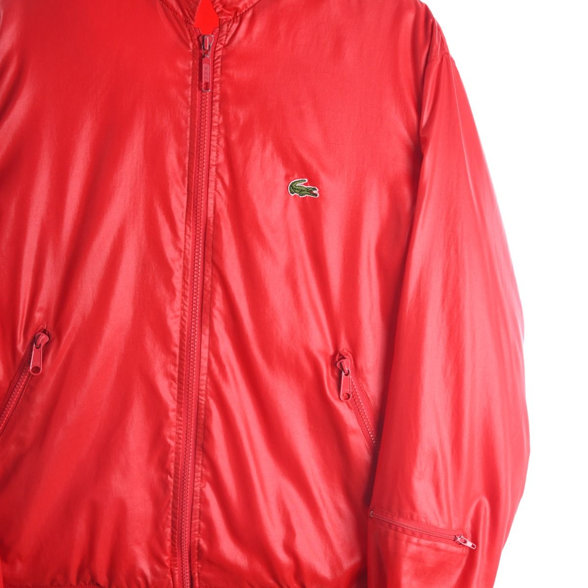 Lacoste IZOD 1980s Red Shell Jacket