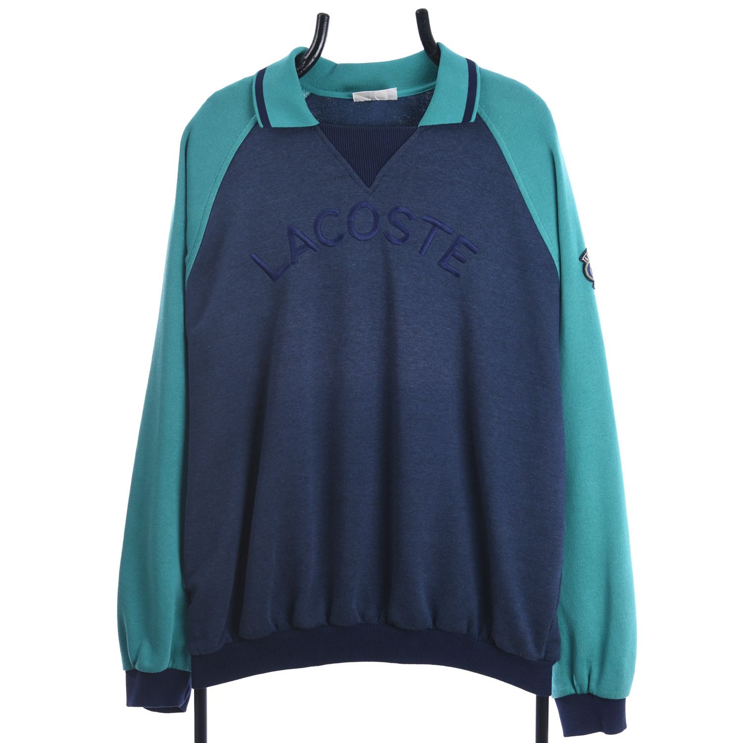Lacoste Club 1980s Collared Sweatshirt