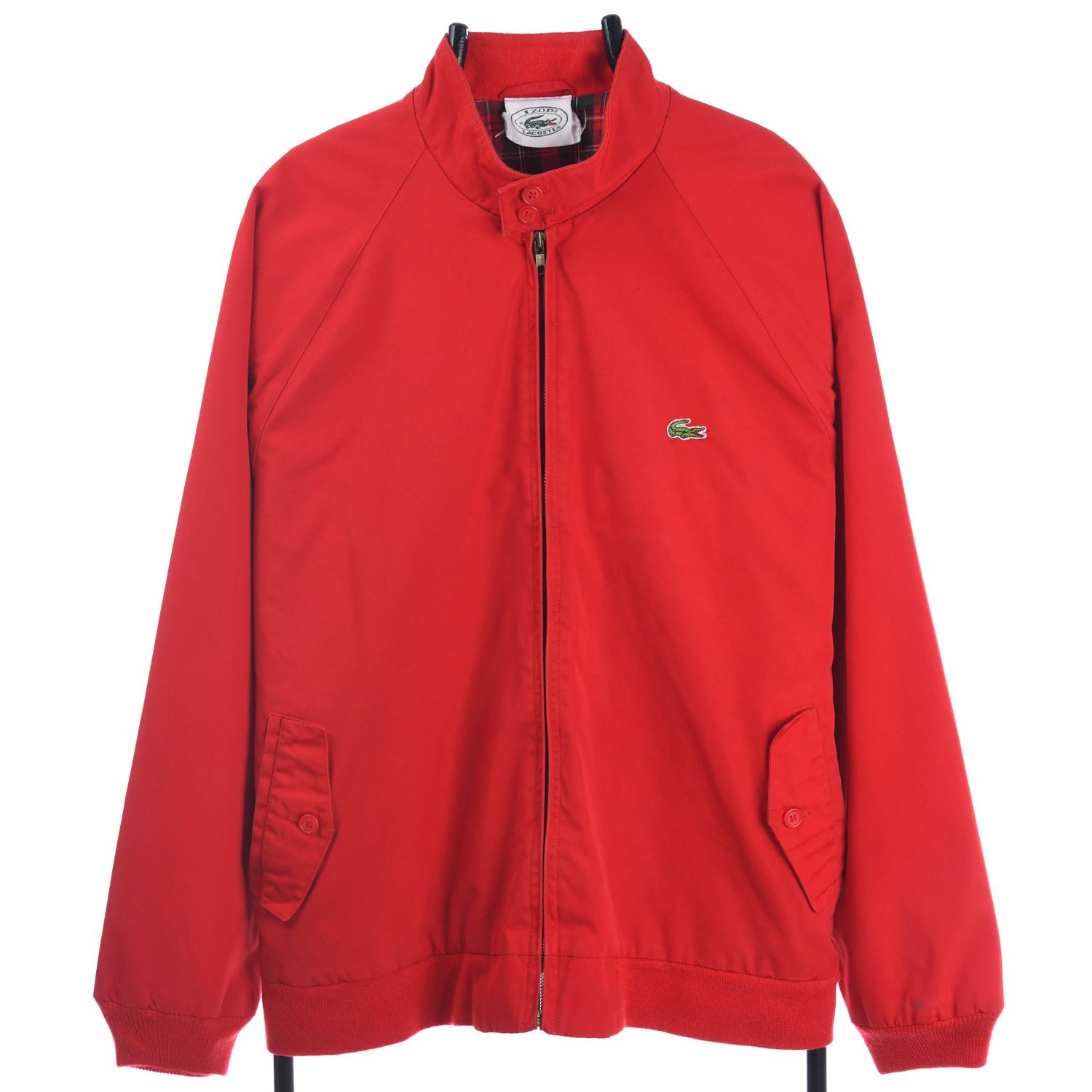 Lacoste IZOD 1980s Harrington Red Jacket