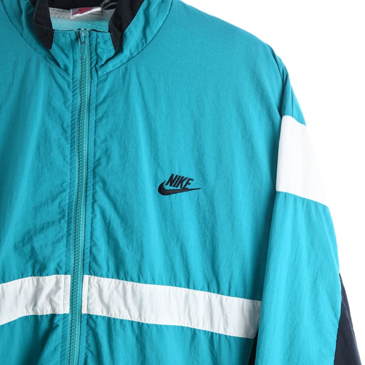 Nike Early 1990s Teal Shell Jacket