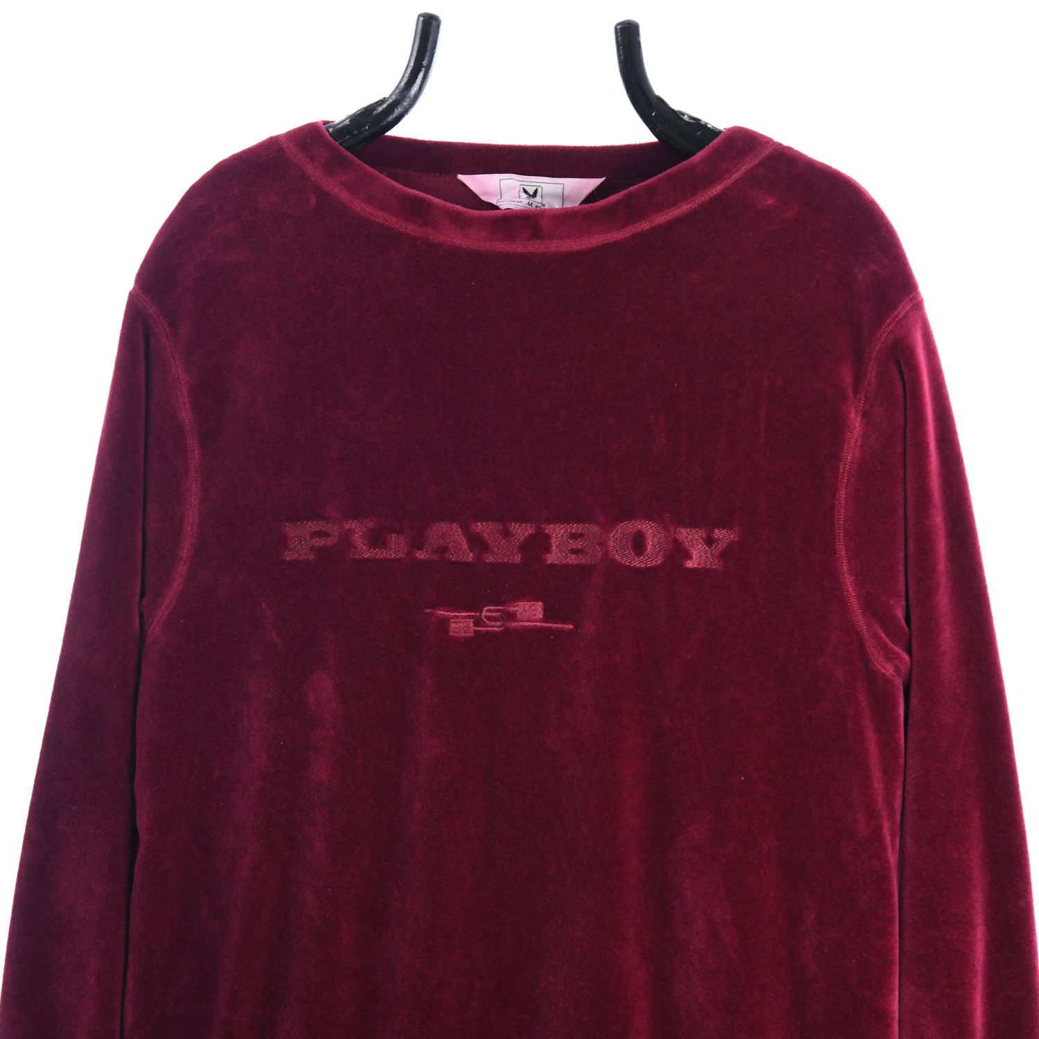 Playboy 1990s Velour Long Sleeve Sweatshirt