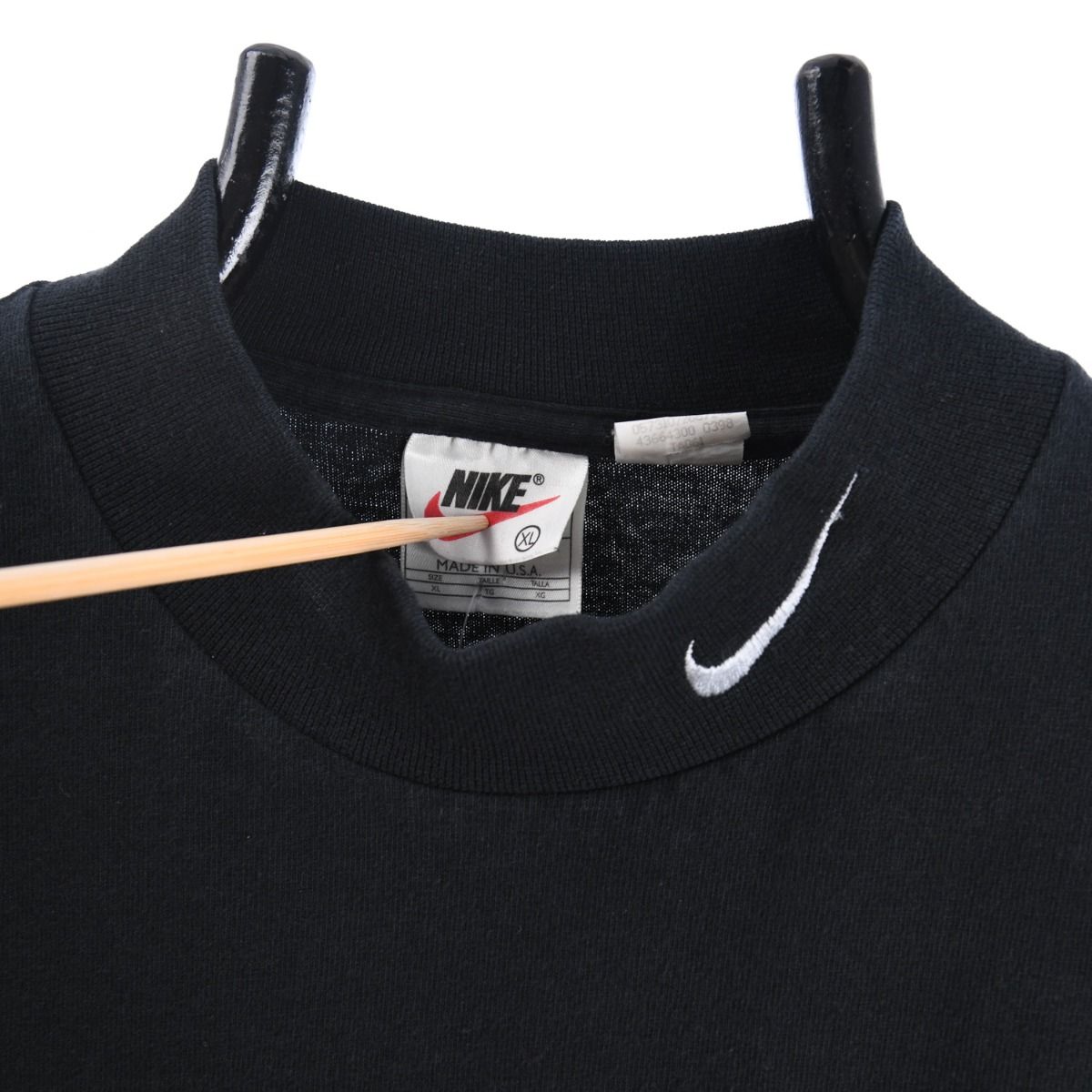 Nike 1990s High Collar Long Sleeve Top