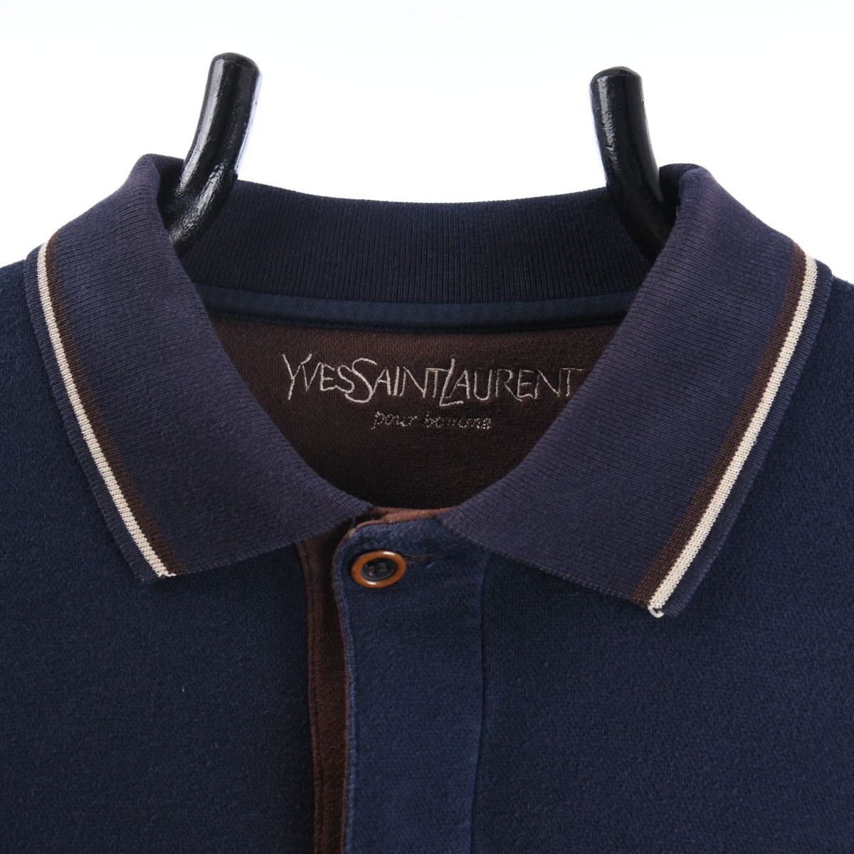 Yves Saint Laurent 'YSL' Heavy Polo Shirt
