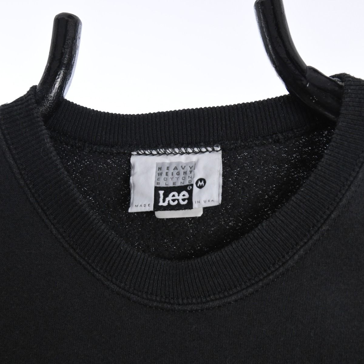 Lee 1990s Blank Black Sweatshirt