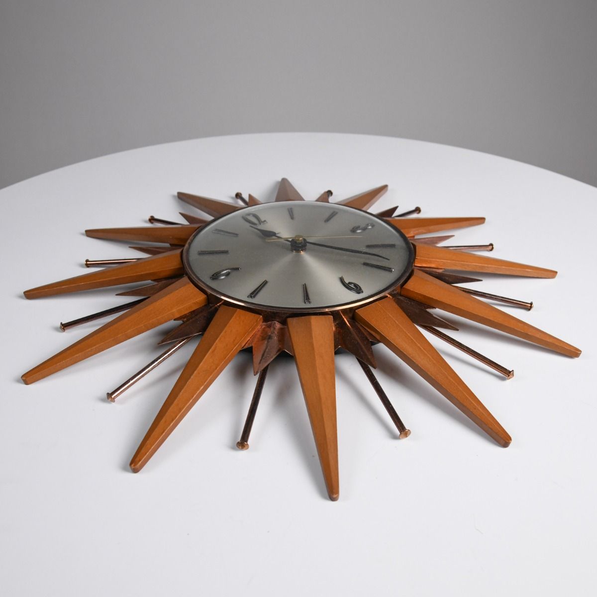 Metamec 1960s Sunburst Clock