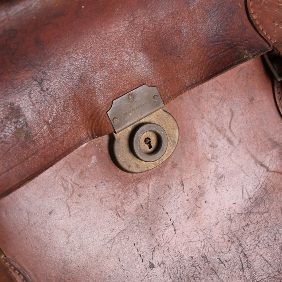 Vintage 1940s Leather Briefcase