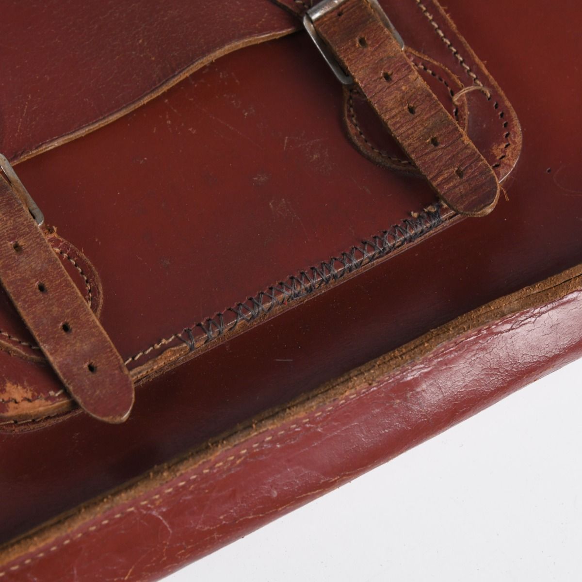 Vintage Leather Messenger Bag