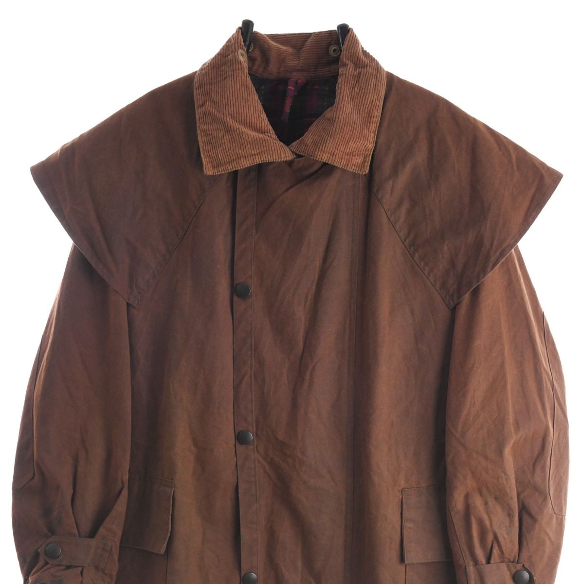 Barbour WK Backhouse 1990s Stockman Wax Cotton Riding Brown Jacket