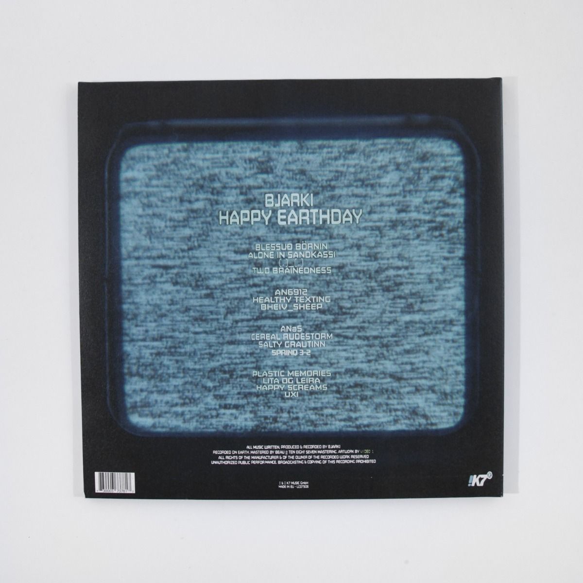 Bjarki – Happy Earthday 2x12" LP (Transparent Blue Vinyl)