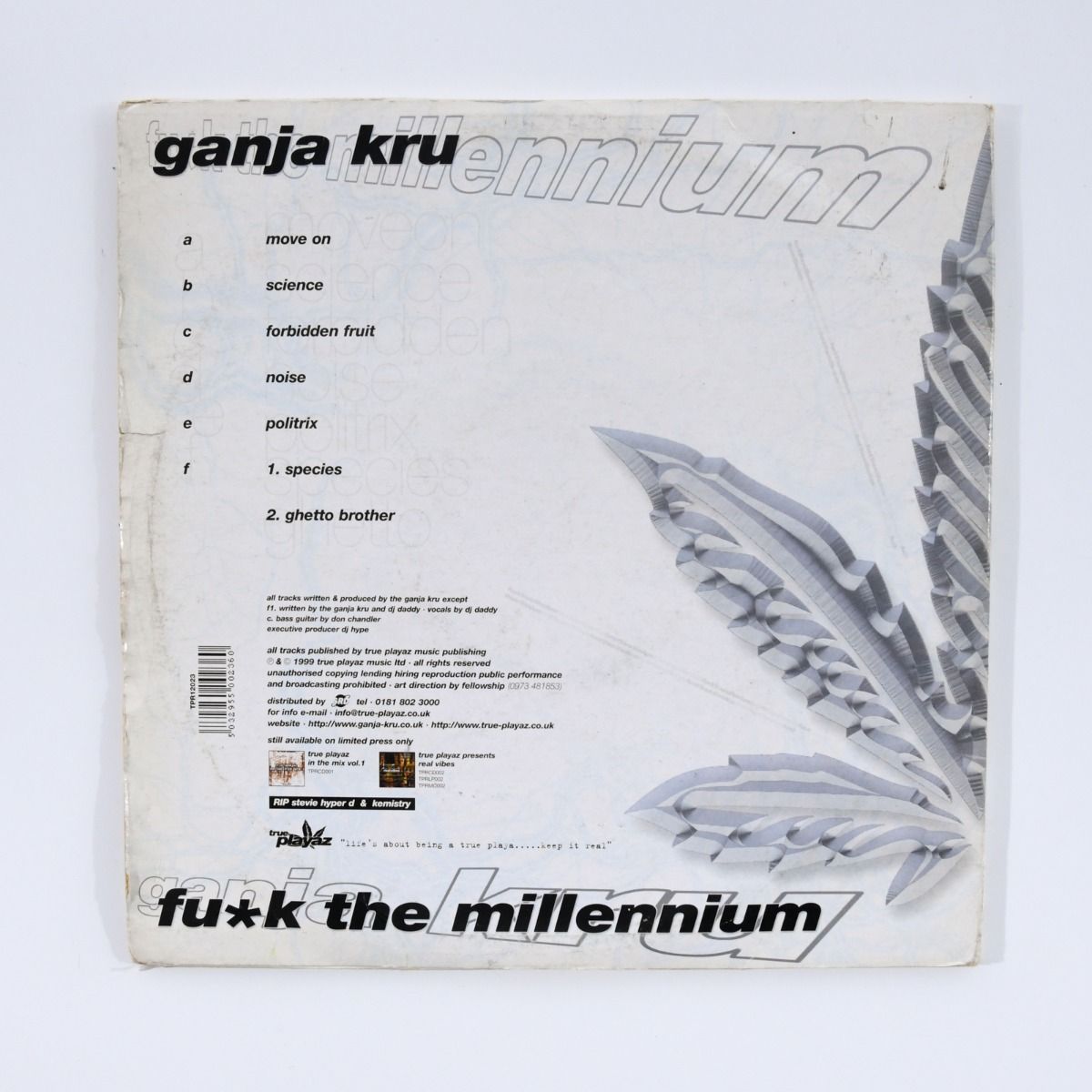 Ganja Kru - Fu*k The Millennium 3x12" EP