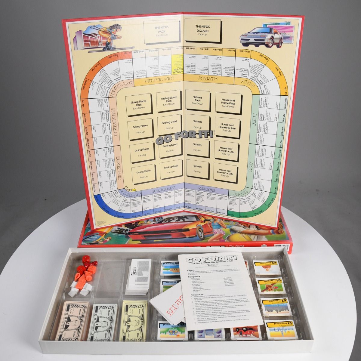 'Go For It!' 1985 Board Game