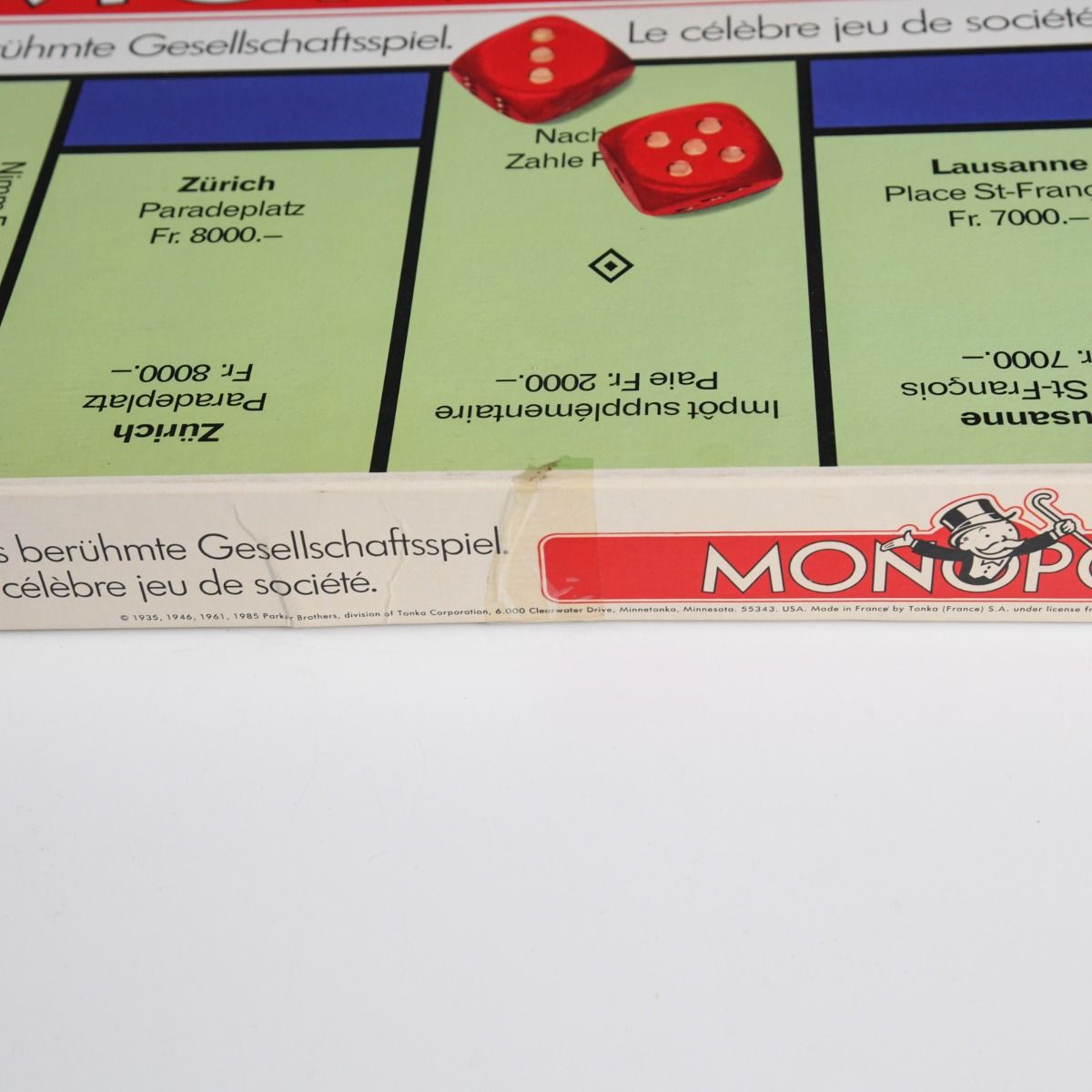 'Monopoly' 1993 German / French Language Board Game
