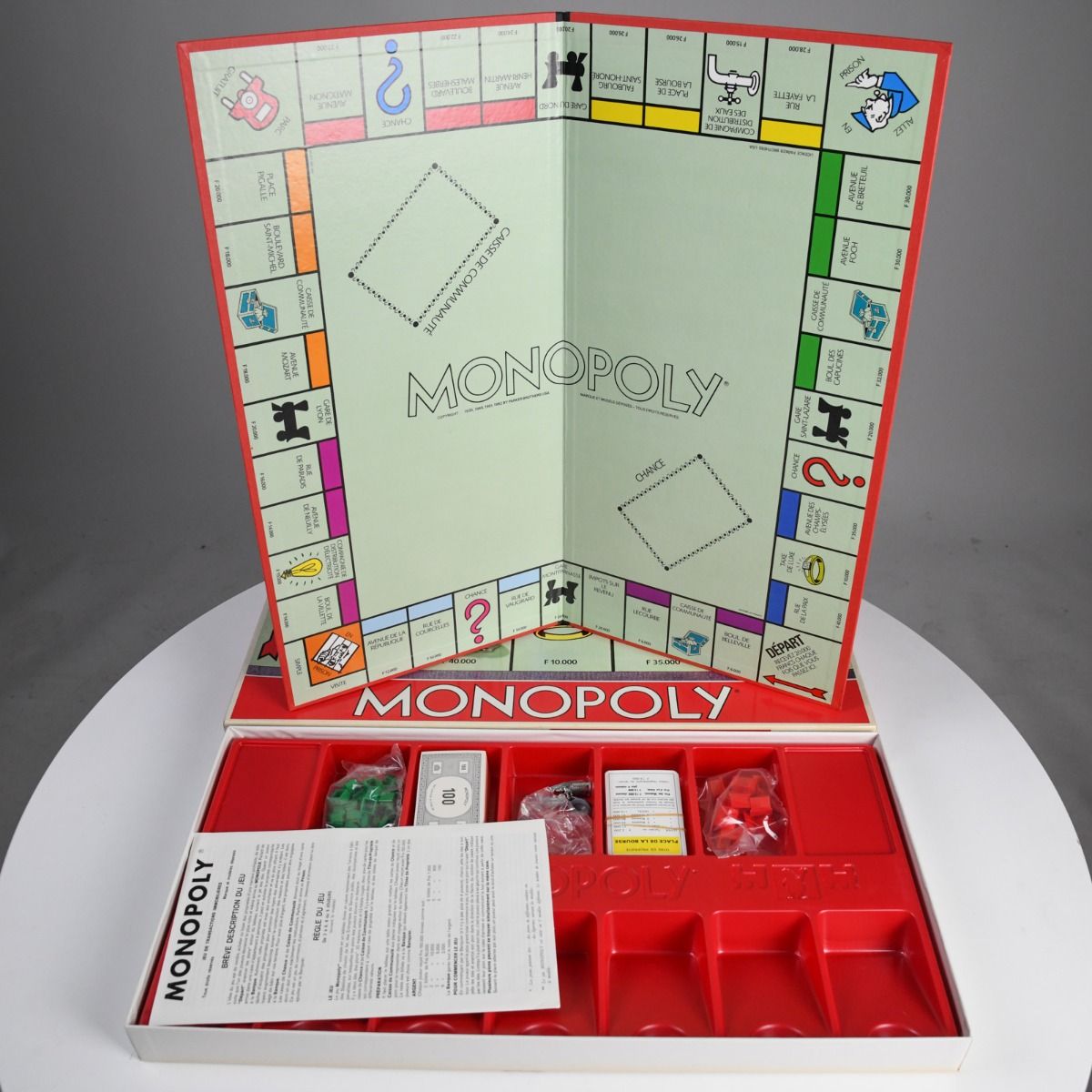 'Monopoly' 1985 French Language Board Game