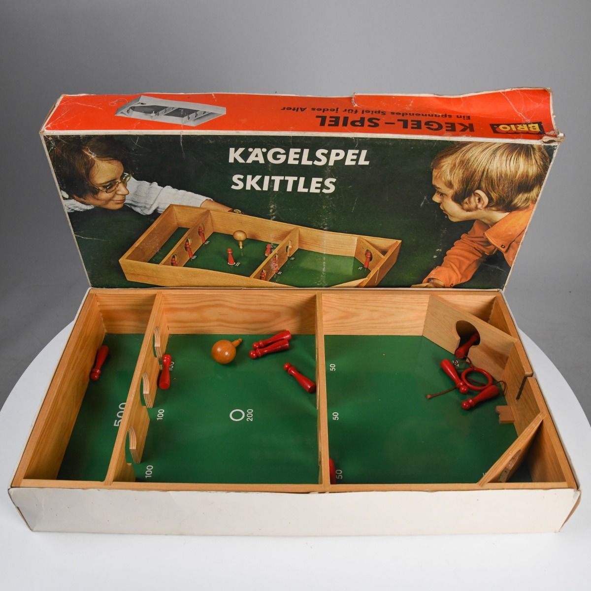 'Kagelspel Skittles' 1971 Brio Wooden Game