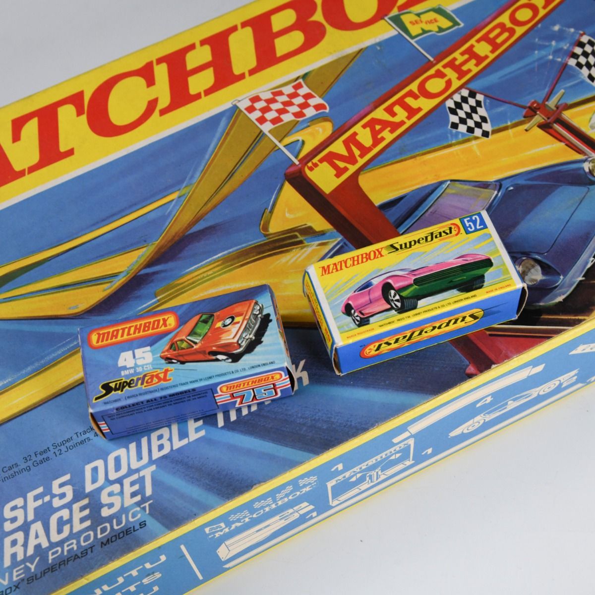 Matchbox Superfast SF-5 Double Track Race Set