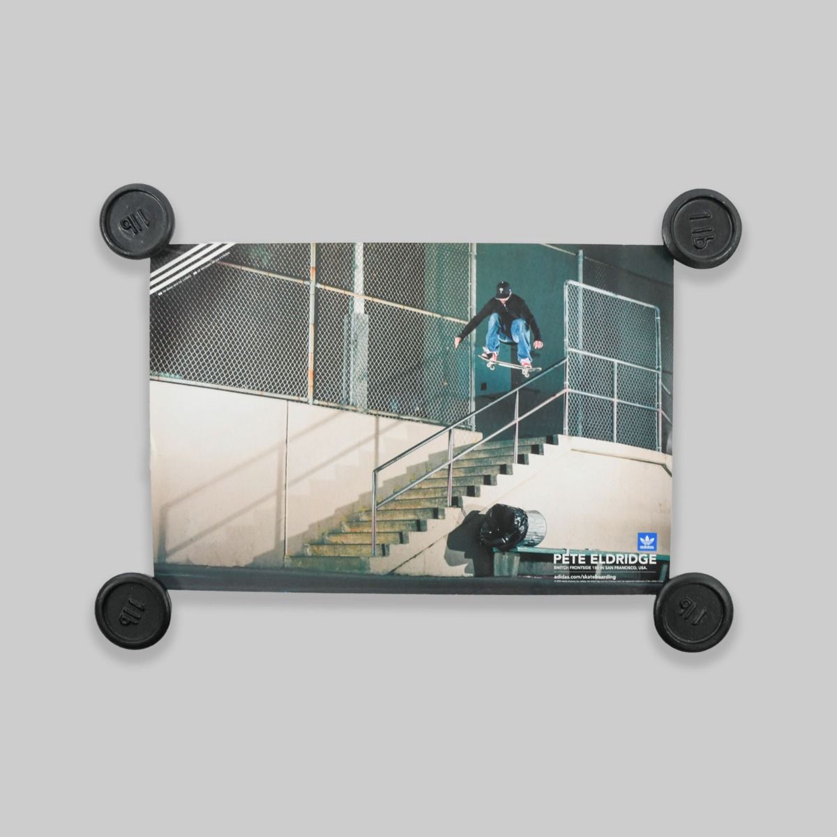 Adidas Skateboarding Pete Eldridge Poster 50x33cm