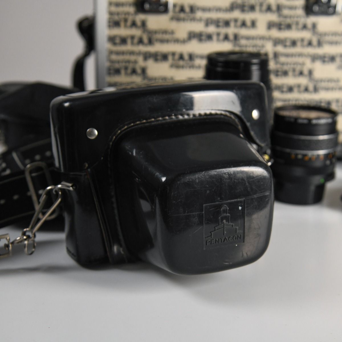 Praktica LTL 3 35mm SLR Film Camera Kit With Case and 3 Lenses