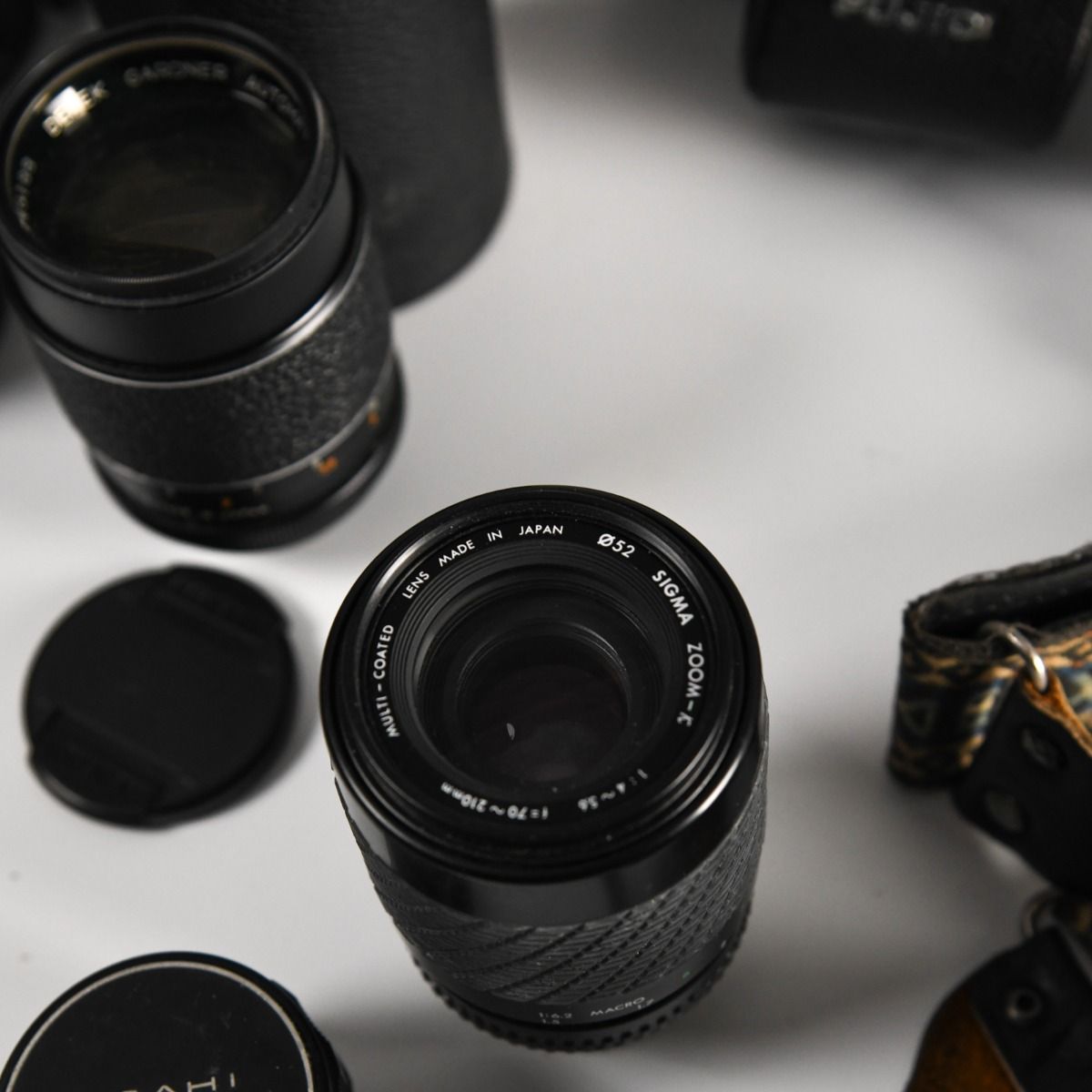 Fujica ST605N 35mm SLR Film Camera Kit With 4 Lenses