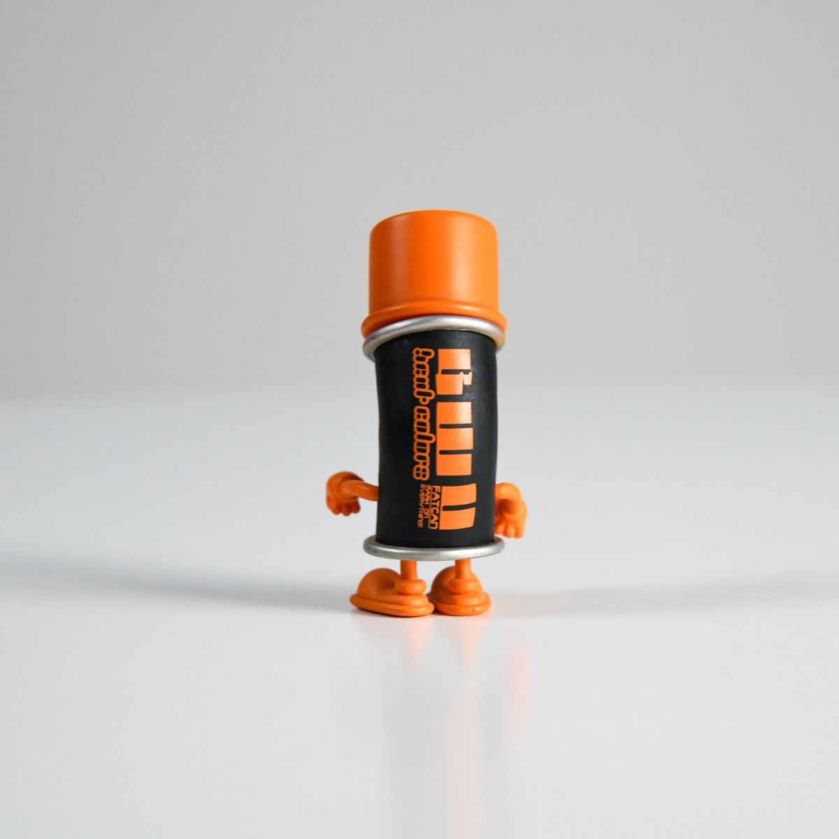 Kidrobot x MAD Bent World Vandals Fat Can (Orange)