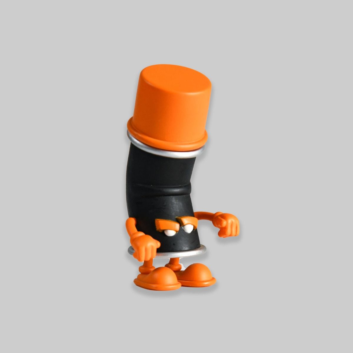 Kidrobot x MAD Bent World Vandals Fat Can (Orange)