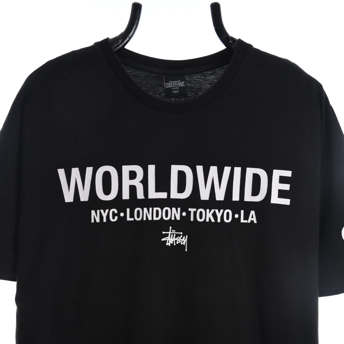 Stussy T-Shirt With Big 'worldwide' Print Design