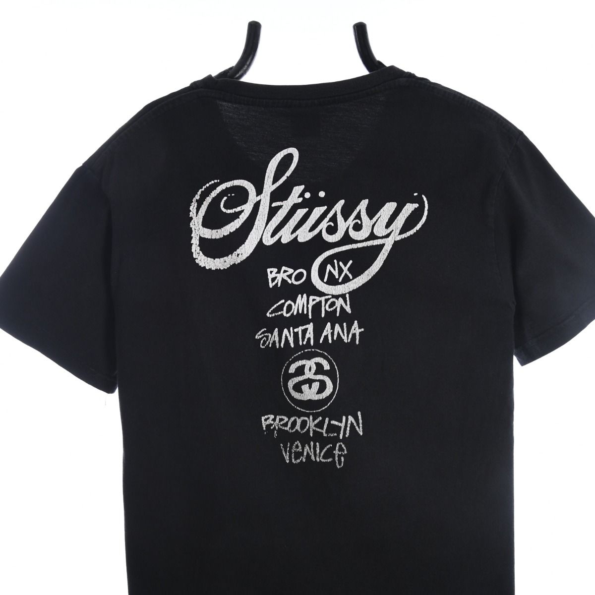 Excellent Stussy Black T-Shirt