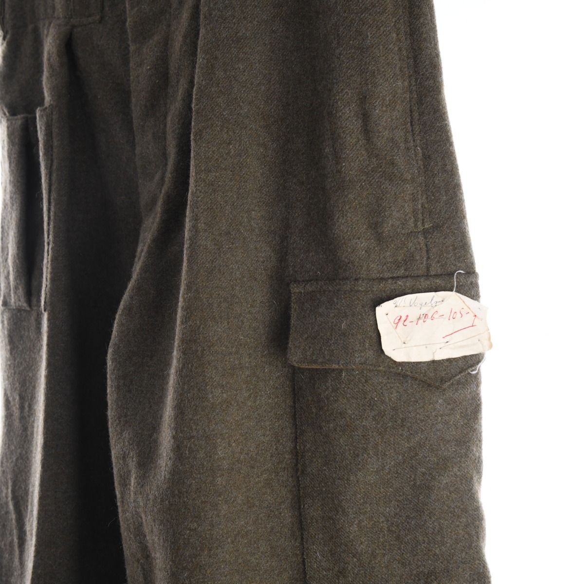 Vintage Belgian Army 1957 Wool Trousers