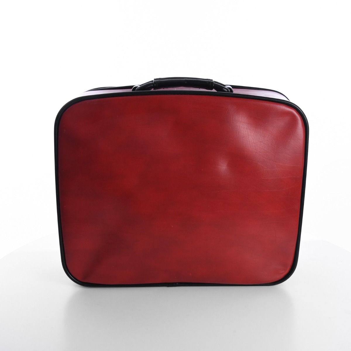 Red 1970s Plastic Suitcase