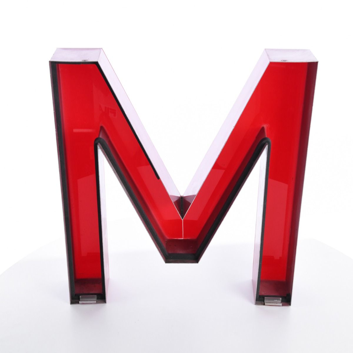 Acrylic Upper-Case Letter 'M'