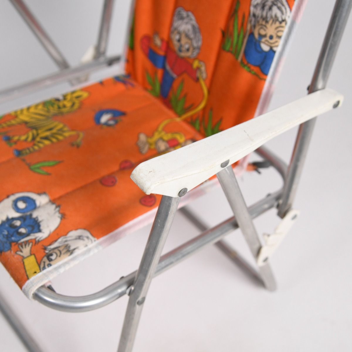 Kitsch 1960s Kids Orange Foldable Chair