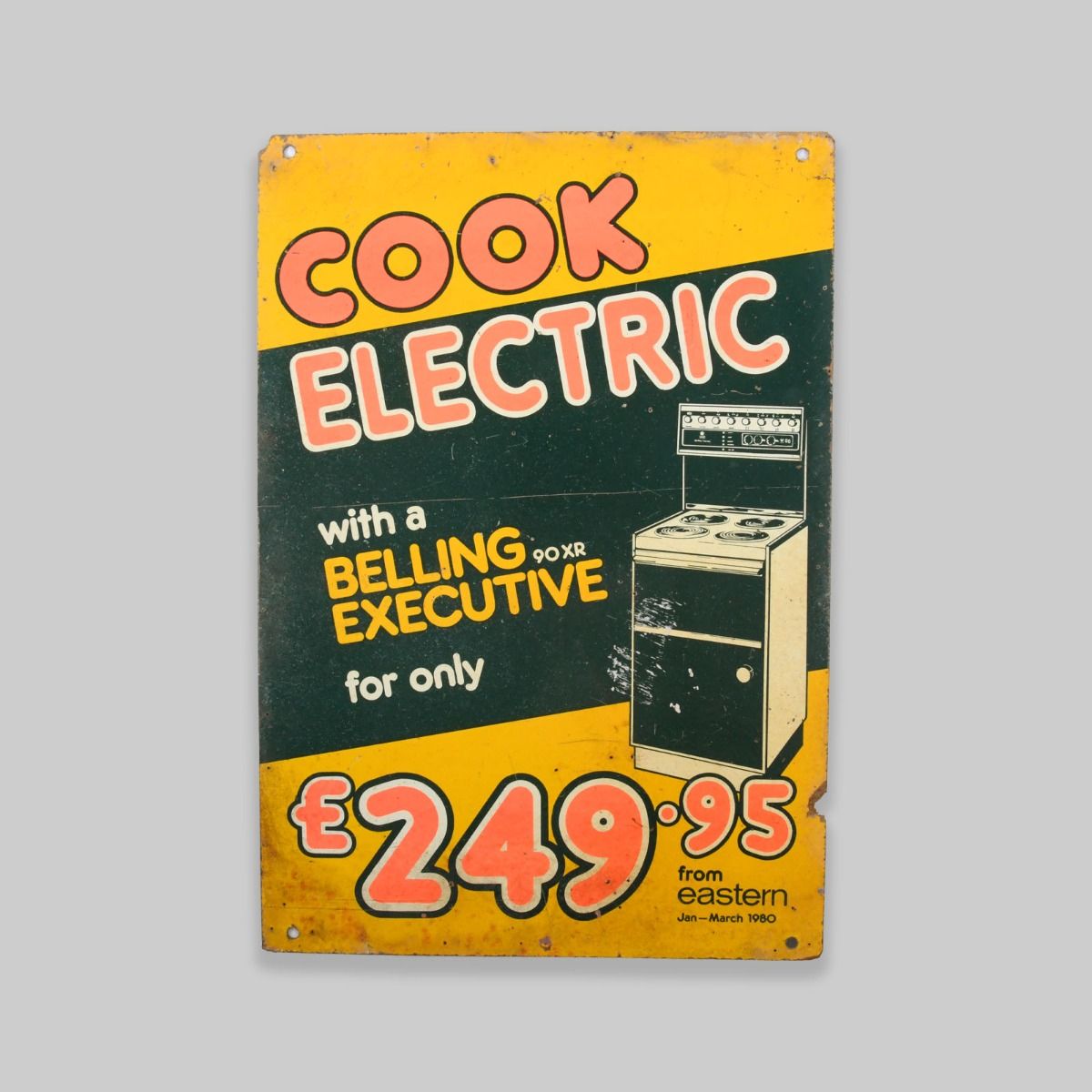 1980 Cook Electric Sign