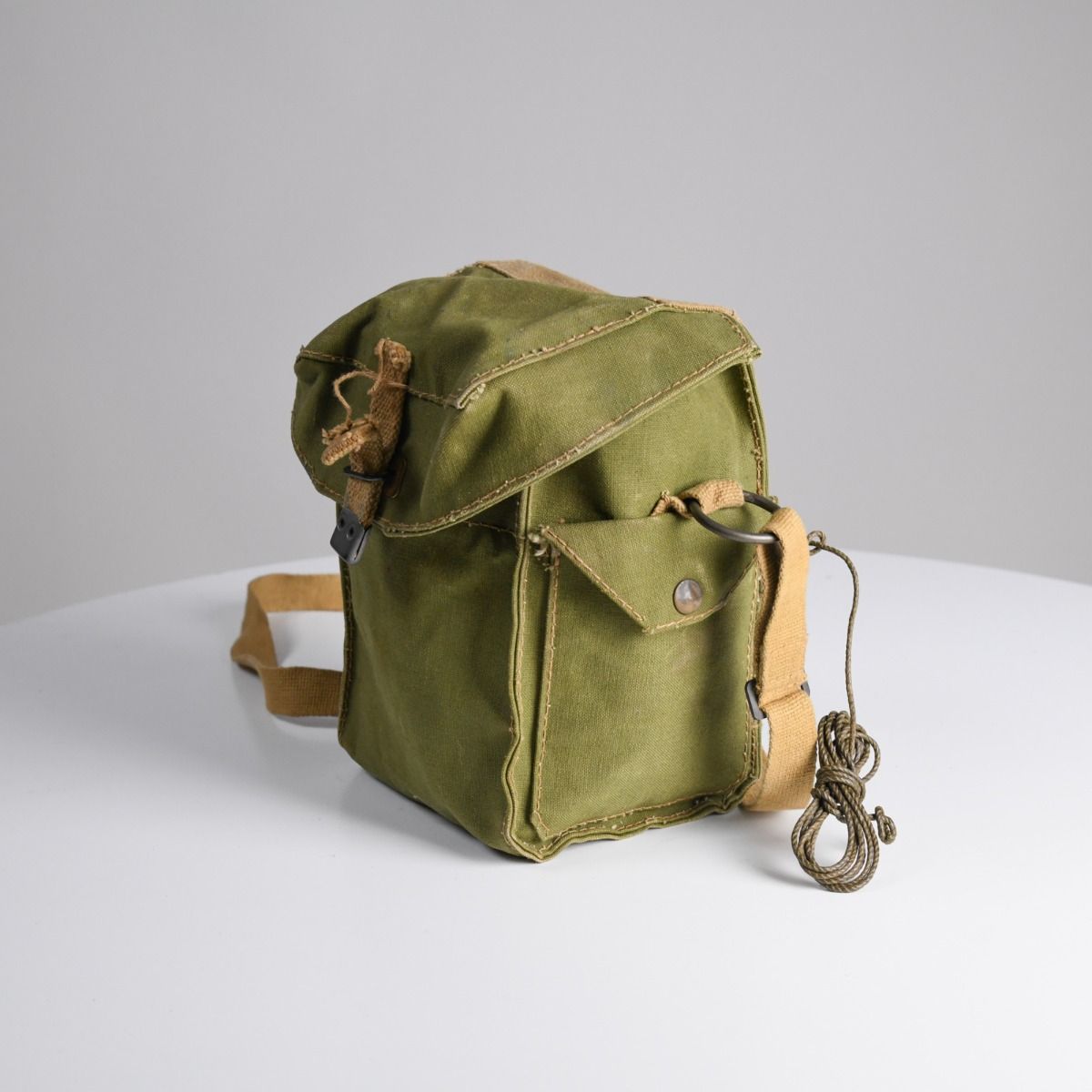 Vintage British Army WW2 1943 Haversack Bag