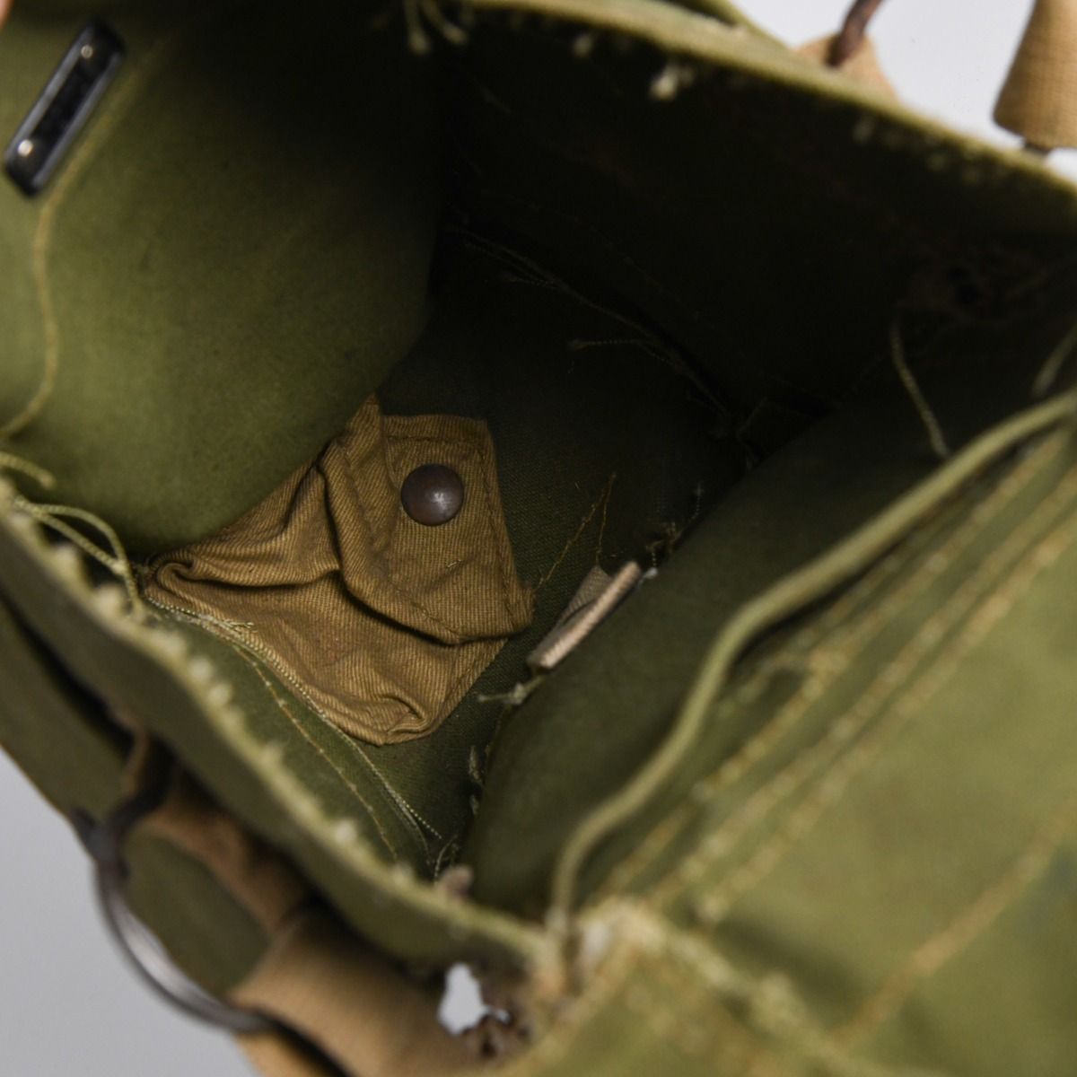 Vintage British Army WW2 1943 Haversack Bag