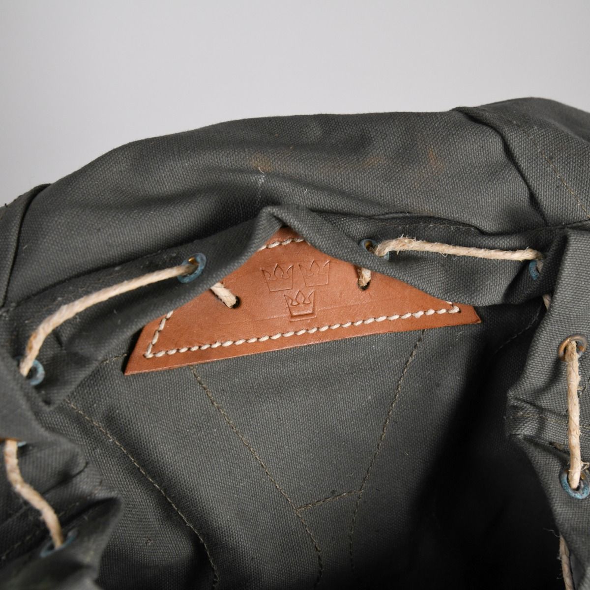 Vintage Swedish Army M39 Post-WW2 Rucksack Backpack