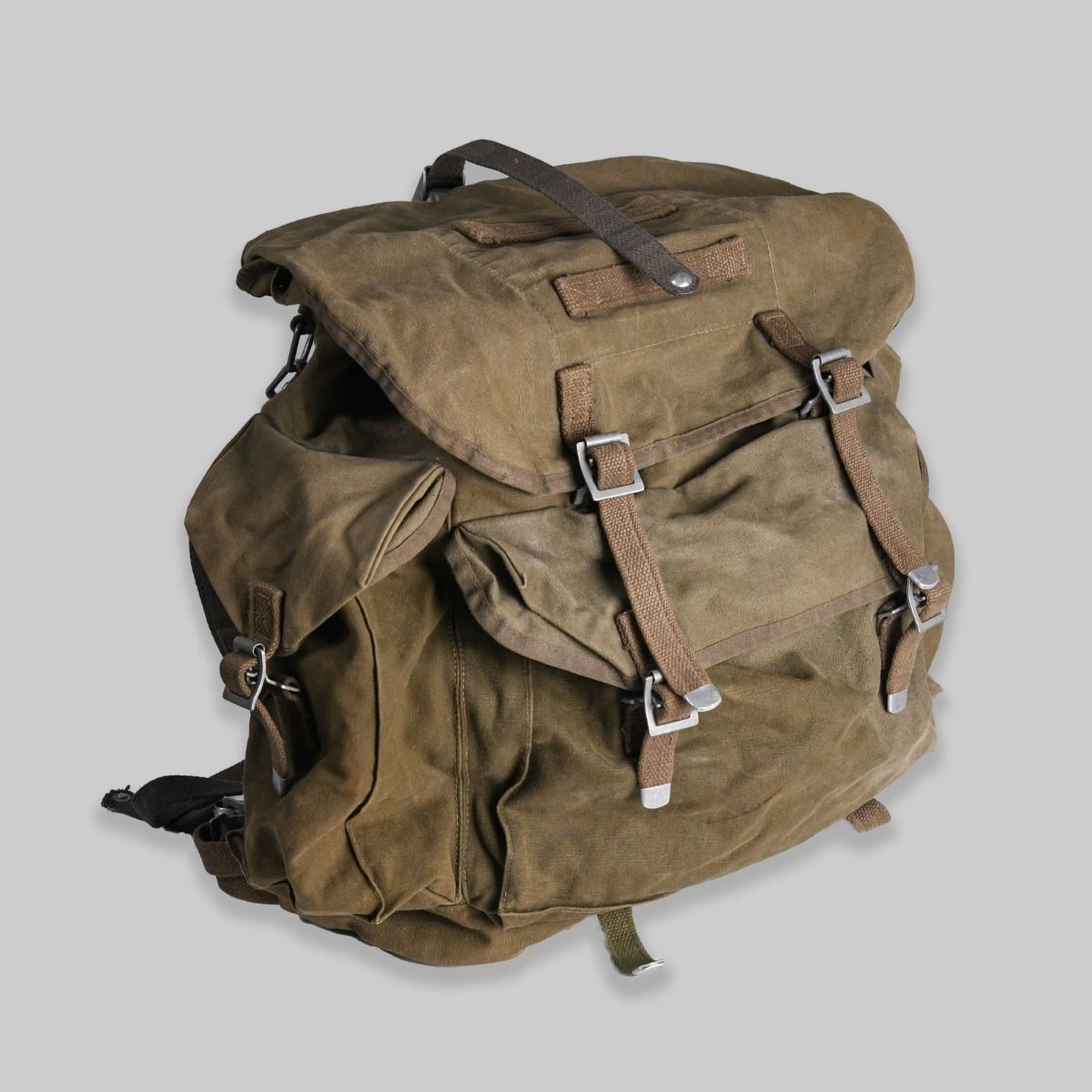 Vintage German Army 1958 Field Backpack Rucksack