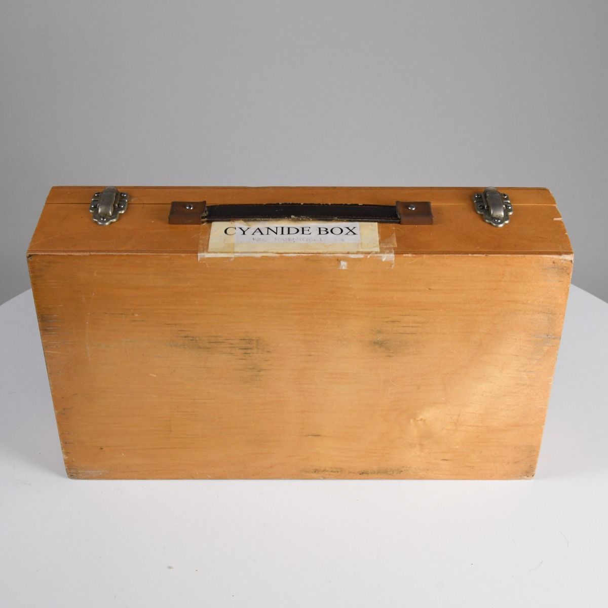 Wooden Cyanide Emergency Kit Box