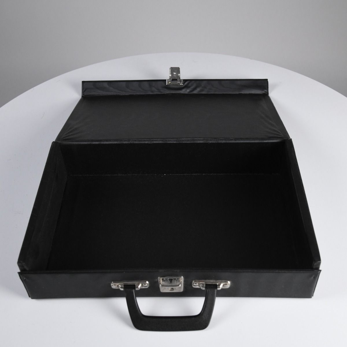 1970s Black Plastic Briefcase